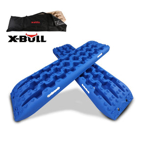 X-BULL 4X4 Recovery tracks Mud Snow / Sand tracks / Grass 4X4 Caravan 2pcs 4WD Gen 3.0 - Blue