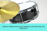 Children's 4pc Drum Kit - Black
