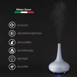 Milano Decor Ultrasonic Aroma Diffuser - Matt Grey colour: