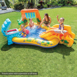 Kids Inflatable Pool with Water Slide Intex 57444 Dinosaur Play Centre