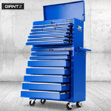 Giantz 17 Drawers Tool Box Trolley Blue