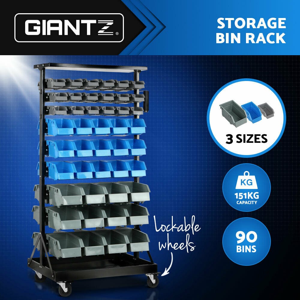 Giantz 90 Bin Storage Rack Stand