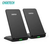 CHOETECH MIX00093 Fast Wireless Charging Stand 10W Qi-Certified T524S 2-Pack