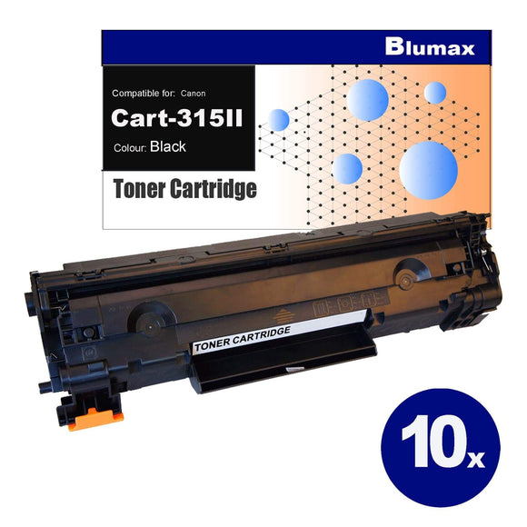 10 Pack Blumax Alternative for Canon CART-315II Black Toner Cartridges