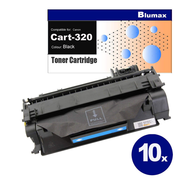 10 Pack Blumax Alternative for Canon CART-320 Black Toner Cartridges