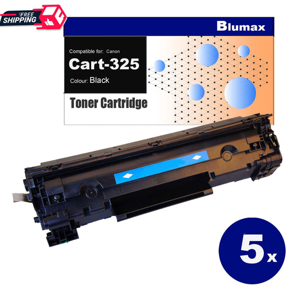 5 Pack Blumax Alternative for Canon CART-325 Black Toner Cartridges