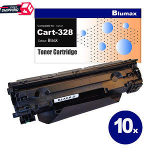 10 Pack Blumax Alternative for Canon CART-328 Black Toner Cartridges