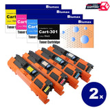 8 Pack Blumax Alternative Toner Cartridges for Canon Cart-301