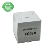 100x 100mm x 100mm x 100mm White Carton Cardboard Shipping Box (#1003)