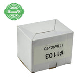 100x 110mm x 90mm x 90mm White Carton Cardboard Shipping Box (#1103)