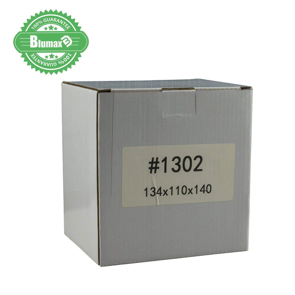 100x 134mm x 110mm x 140mm White Carton Cardboard Shipping Box (#1302)