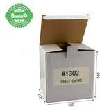 100x 134mm x 110mm x 140mm White Carton Cardboard Shipping Box (#1302)