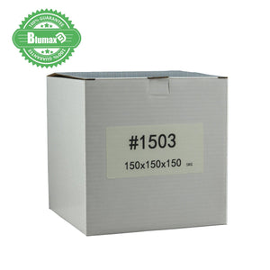 100x 150mm x 150mm x 150mm White Carton Cardboard Shipping Box (#1503) for 5KG Sachel