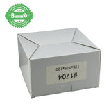 100x 175mm x 175mm x 100mm White Carton Cardboard Shipping Box (#1704)