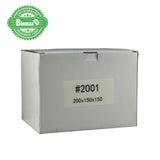 White Carton Cardboard Shipping Mailing Box 100x 200mm x 150mm x 150mm (#2001)