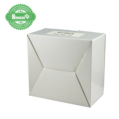 100x 190mm x 180mm x 100mm White Carton Cardboard Shipping Box (#1903)