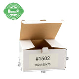 100x 150mm x 150mm x 75mm White Carton Cardboard Shipping Box (#1502)