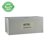 White Carton Cardboard Shipping Mailing Box 100x 270mm x 160mm x 120mm (#2705) for 3KG Satchel