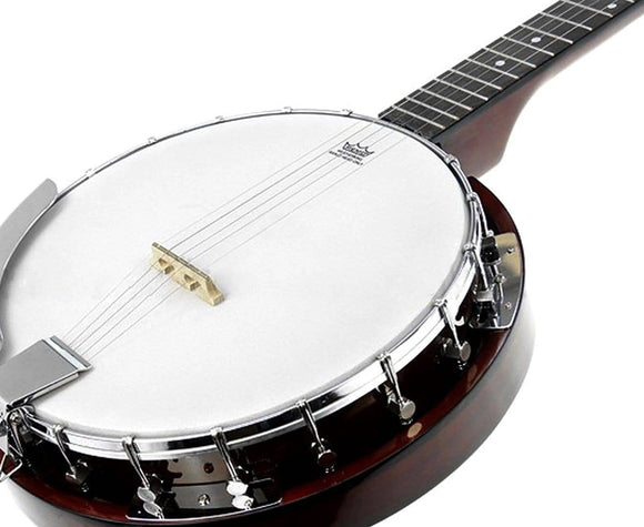 Karrera 5 String Resonator Banjo - Brown