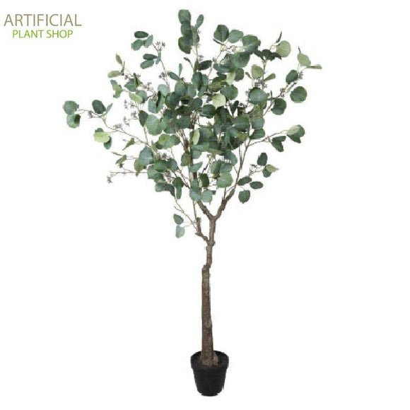 Artificial Plant Eucalyptus Tree (Red Box Eucalyptus Polyanthemos) 150cm
