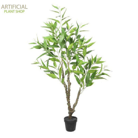 Artificial Plant Eucalyptus Tree Potted  (White Box Eucalyptus Albens) 120cm