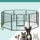 Pet Playpen i.Pet 8 Panel  Puppy Exercise Cage  80x80cm