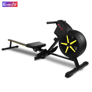 Everfit Rowing Machine Air Rower Exercise Fitness Gym Home Cardio