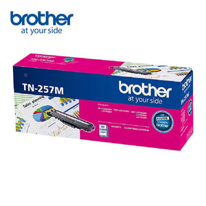 Brother TN-257M Magenta High Yield Toner Cartridge to Suit - HL-3230CDW/3270CDW/DCP-L3015CDW/MFC-L3745CDW/L3750CDW/L3770CDW (2,300 Pages)