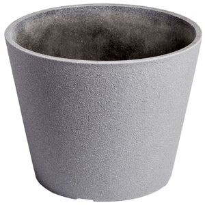 Plant Pots Rendered Grey Planter Pot 25cm