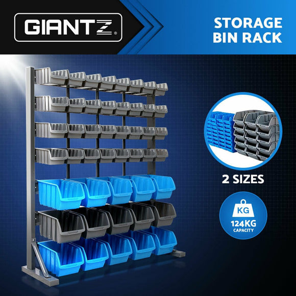 47 Bin Storage Shelving Rack