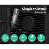 Sound Studio Acoustic Panels 40pcs 30x30x5cm Panel Studio Wedge