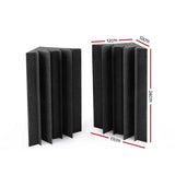 Alpha Acoustic Foam 20pcs Corner Bass Trap Sound Absorption Proofing Treatment