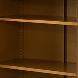ArtissIn Sweetheart Metal Locker Storage Shelf Organizer Cabinet Buffet Sideboard Yellow