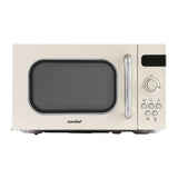 20L Microwave Oven 700W Countertop Kitchen 8 Cooking Settings Cream