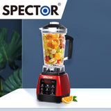 2L Commercial Blender Mixer Food Processor Kitchen Juicer Smoothie Ice Crush Red