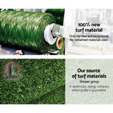 Primeturf Synthetic 10mm  1.9m x 5m 9.5sqm Artificial Grass Fake Turf Lawn (AR-GRASS-10-205M-OL)