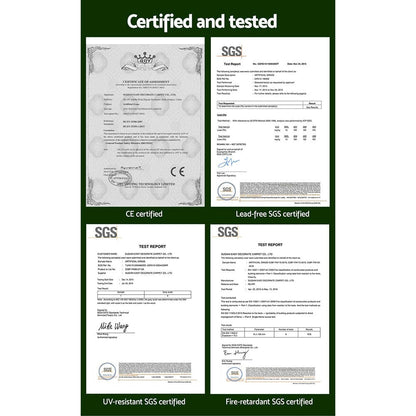 Prime Turf Artificial Grass Synthetic 20 SQM Fake Lawn 17mm 1X10M