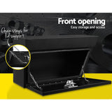 Giantz Ute 1x  Tool Box Right UnderTray Toolbox Under Tray Aluminium Underbody 74.5cm x 25cm x 40cm