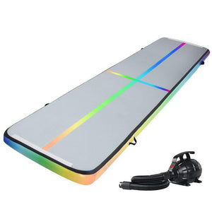 5M Air Track Gymnastics Tumbling Exercise Mat Inflatable Mats + Pump