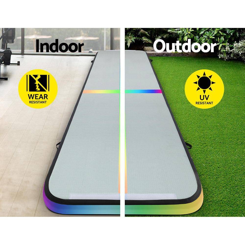5M Air Track Gymnastics Tumbling Exercise Mat Inflatable Mats + Pump