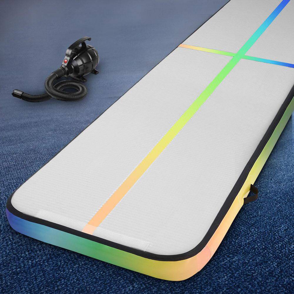 5M Air Track Gymnastics Tumbling Exercise Mat Inflatable Mats + Pump