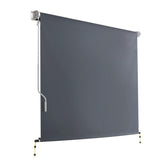 Retractable Roll Down Awning Instahut 2.1m x 2.5m - Grey