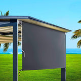 Retractable Roll Down Awning Instahut 2.1m x 2.5m - Grey