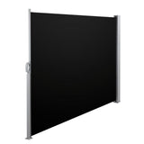 Retractable Side Awning Shade 2m x 3m - Black