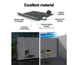 Retractable Side Awning Shade 2m x 3m - Grey