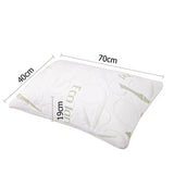 Giselle Bedding Set of 2 Bamboo Pillow with Memory Foam
