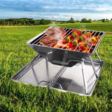 Charcoal BBQ Grill Foldable Barbecue Portable