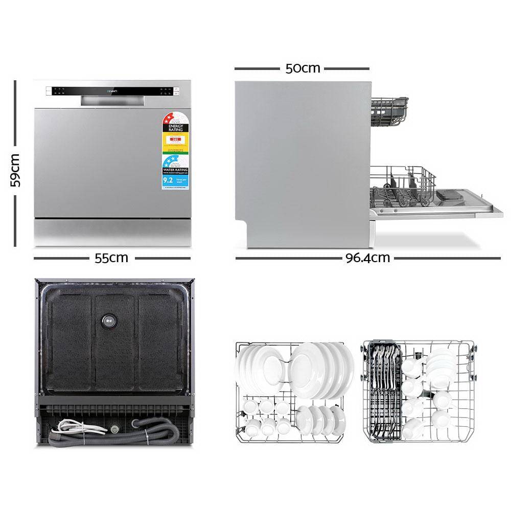 Devanti Benchtop Dishwasher 8 Place Setting Factory Direct Shop Australia