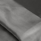 DreamZ Silky Satin Quilt Cover Set Bedspread Pillowcases Summer King Single Grey