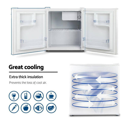 Devanti 48L Bar Fridge White